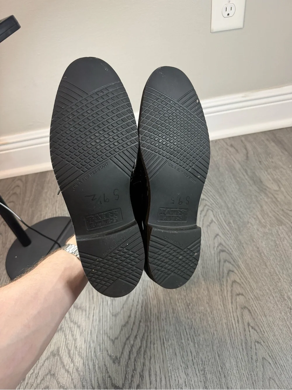 Men's Black Patent Lace-Up Dress Shoes